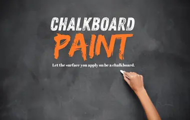 Paint it on the chalkboard